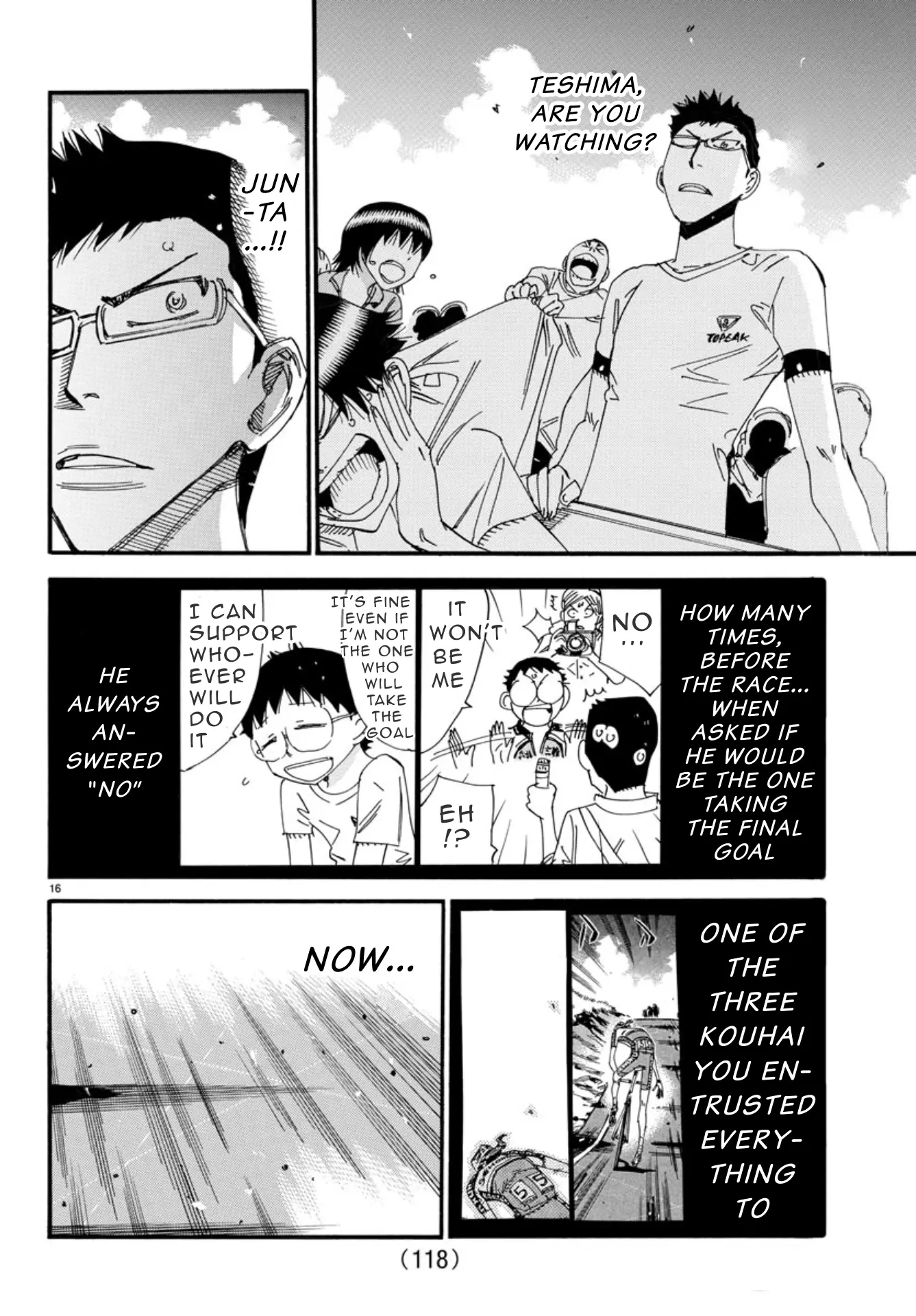 Yowamushi Pedal - Vol.63 Chapter 539: Their Last Sprint