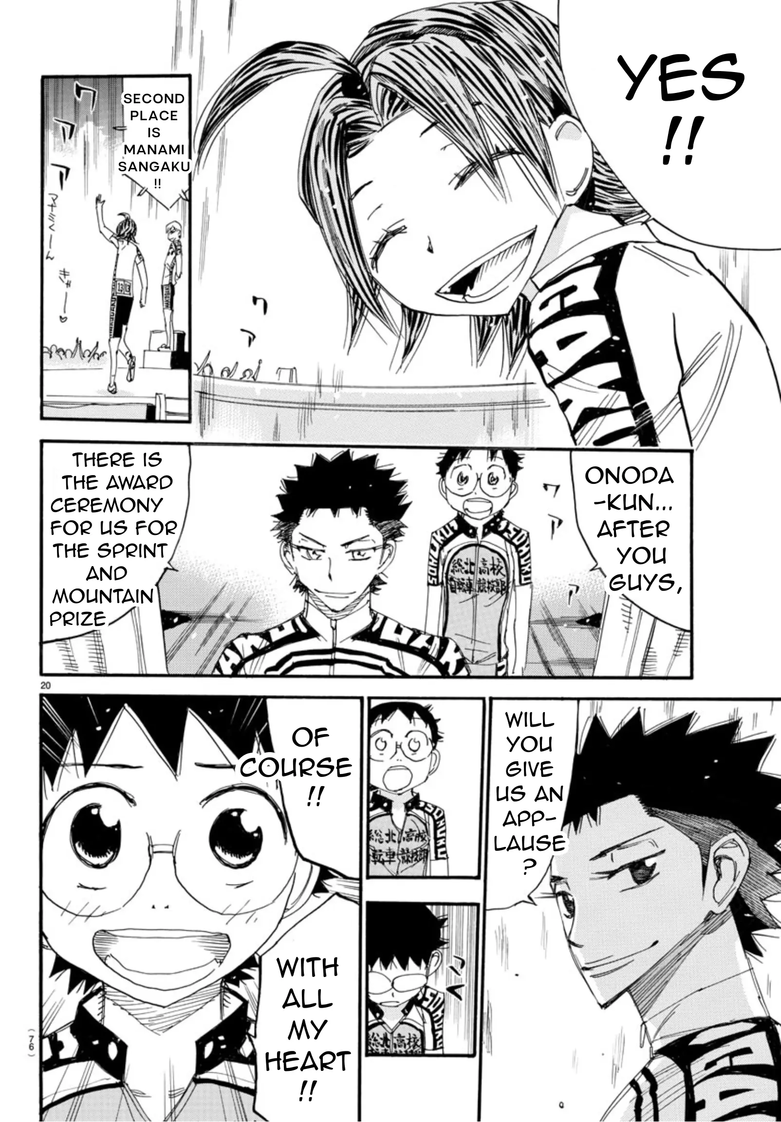 Yowamushi Pedal - Vol.63 Chapter 544: The Individual Awarding