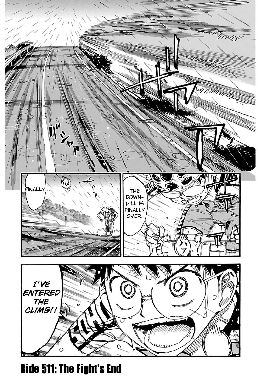 Yowamushi Pedal - Chapter 511: The Fight's End