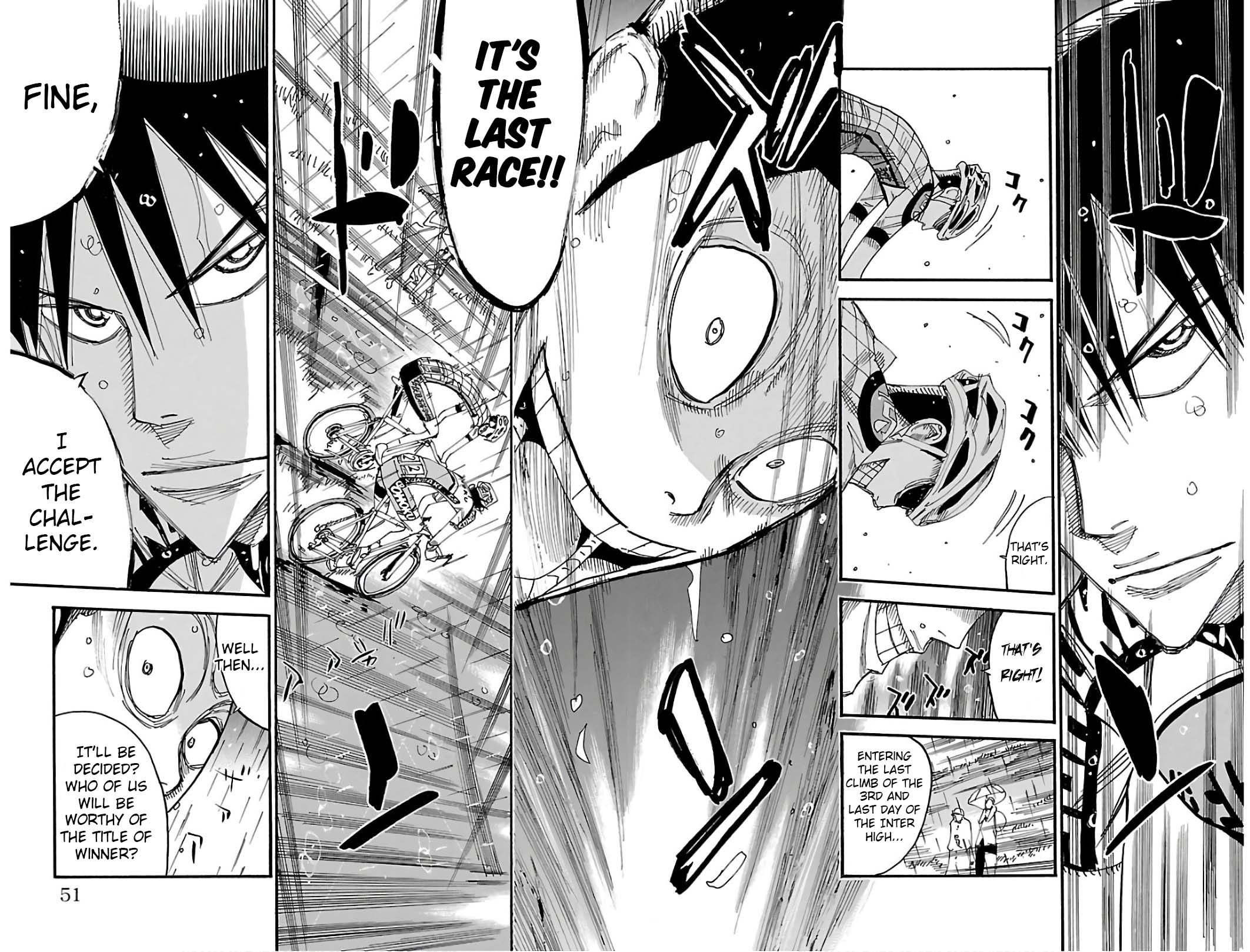 Yowamushi Pedal - Chapter 505: The Rainy Downhill