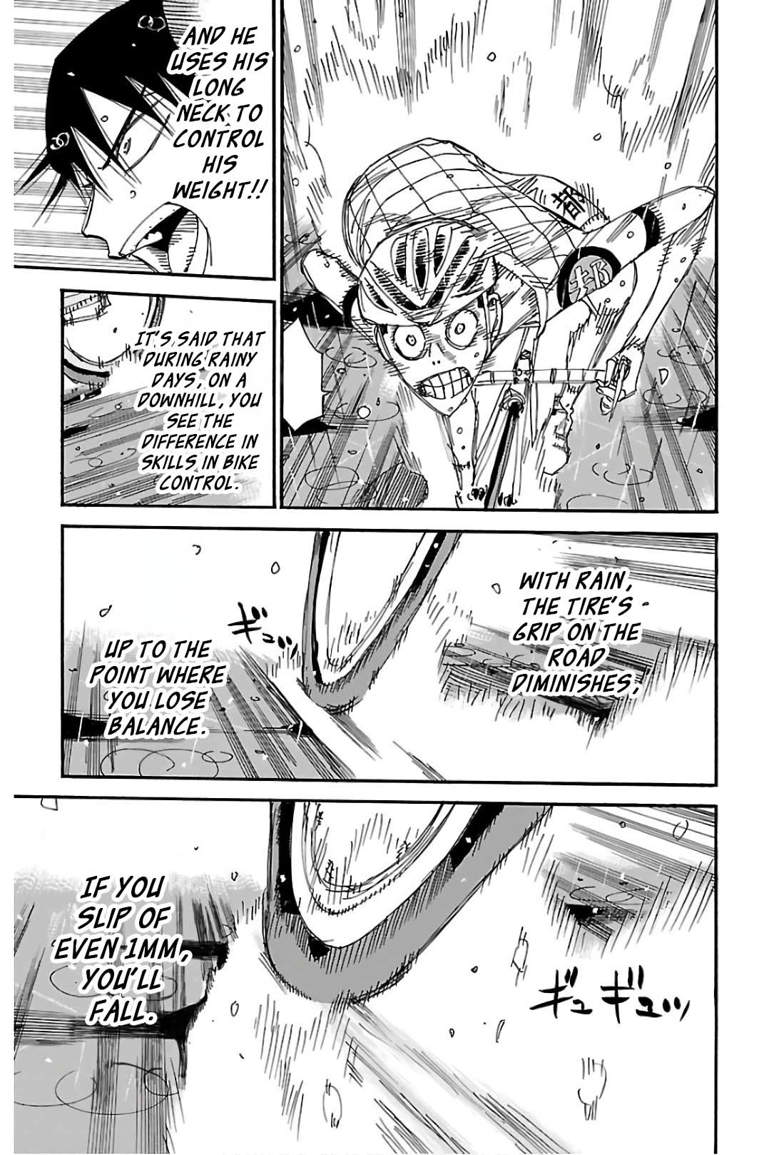 Yowamushi Pedal - Chapter 505: The Rainy Downhill