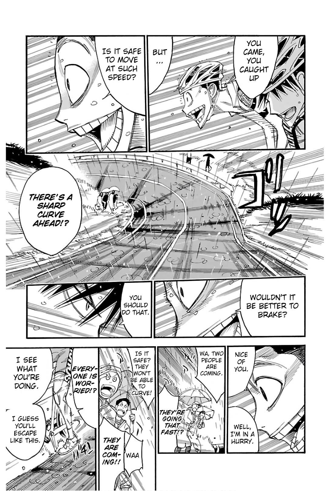 Yowamushi Pedal - Chapter 505: The Rainy Downhill