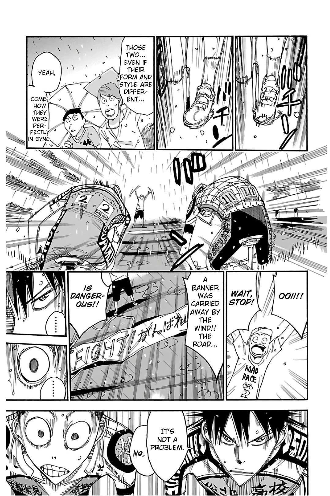 Yowamushi Pedal - Chapter 505: The Rainy Downhill