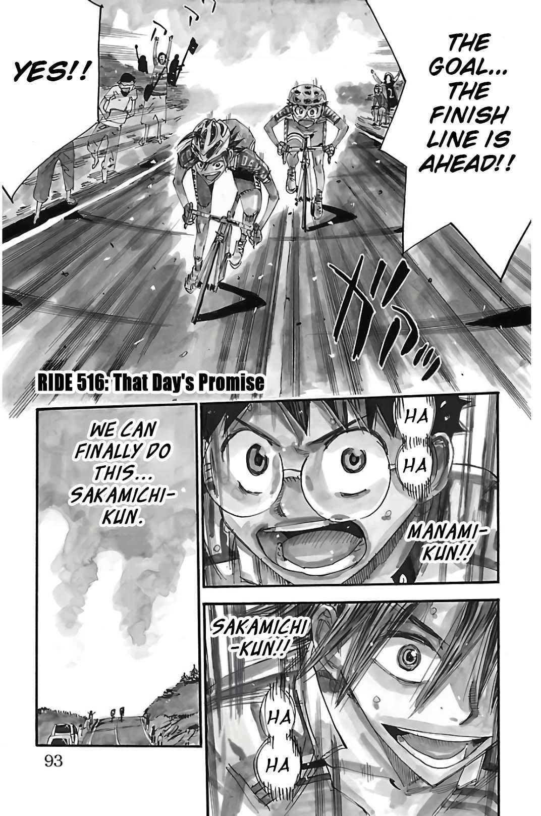 Yowamushi Pedal - Chapter 516: That Day's Promise