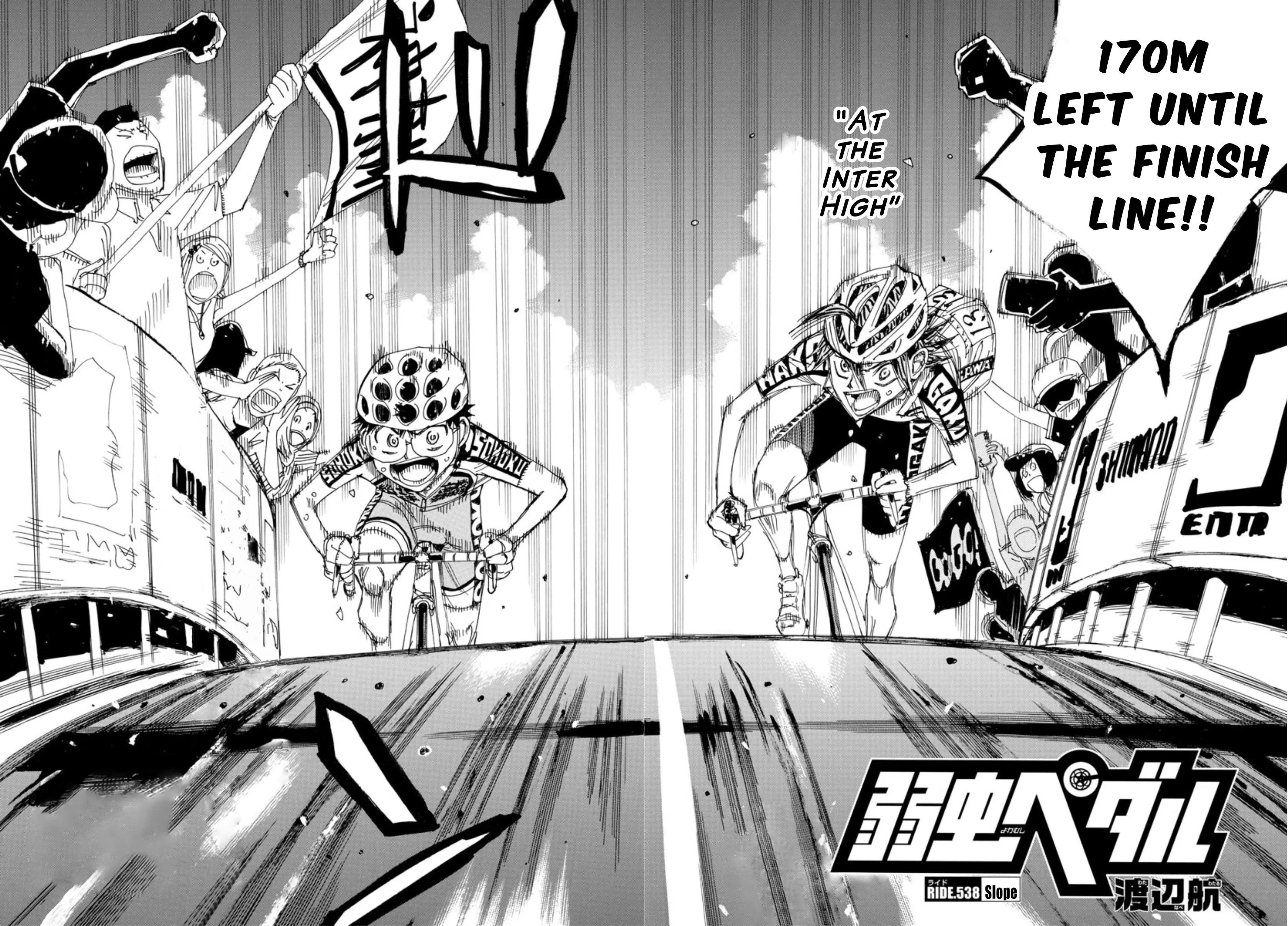 Yowamushi Pedal - Vol.63 Chapter 538: Slope