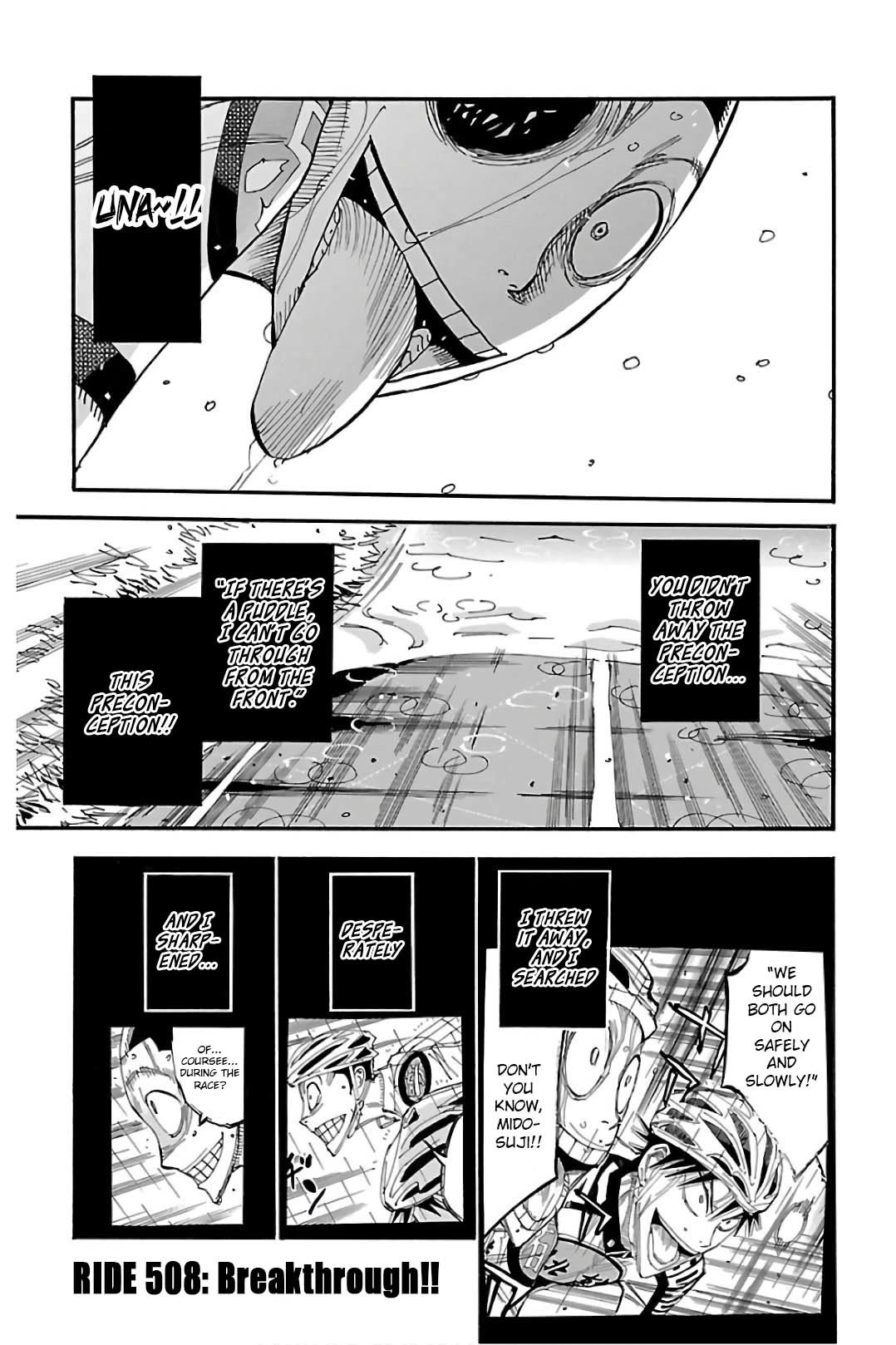 Yowamushi Pedal - Chapter 508: Breakthrough!!