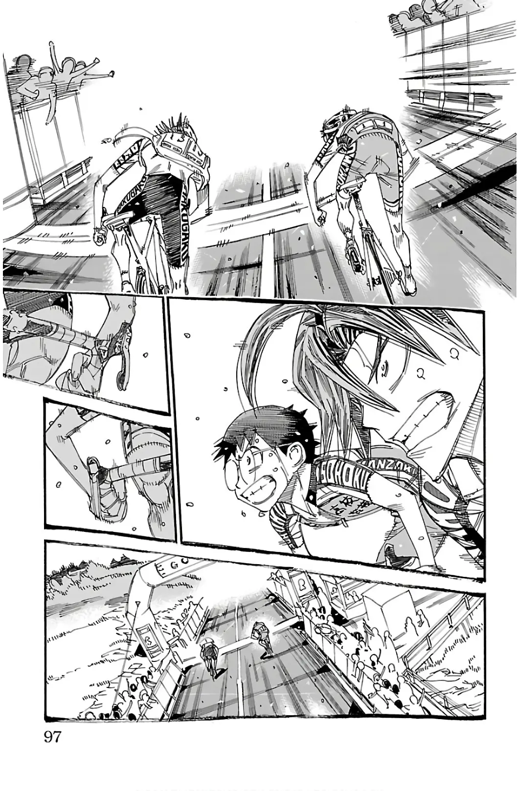 Yowamushi Pedal - Vol.63 Chapter 540: The One Who Raised His Hand To The Sky