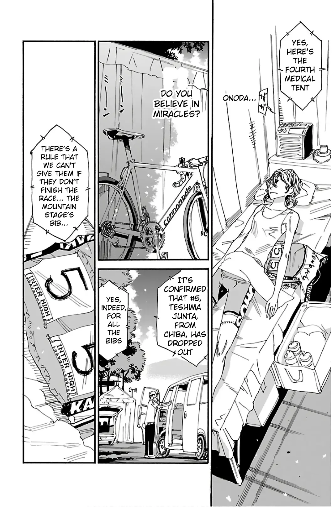 Yowamushi Pedal - Vol.63 Chapter 540: The One Who Raised His Hand To The Sky