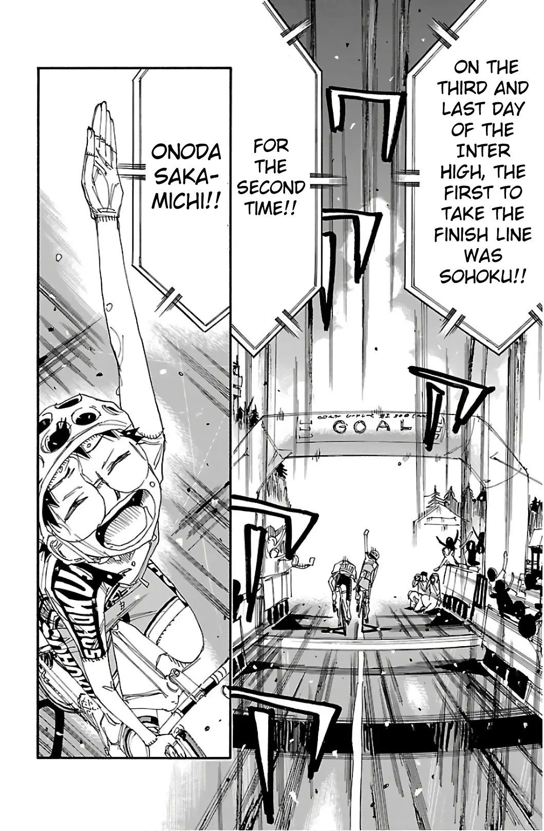 Yowamushi Pedal - Vol.63 Chapter 540: The One Who Raised His Hand To The Sky