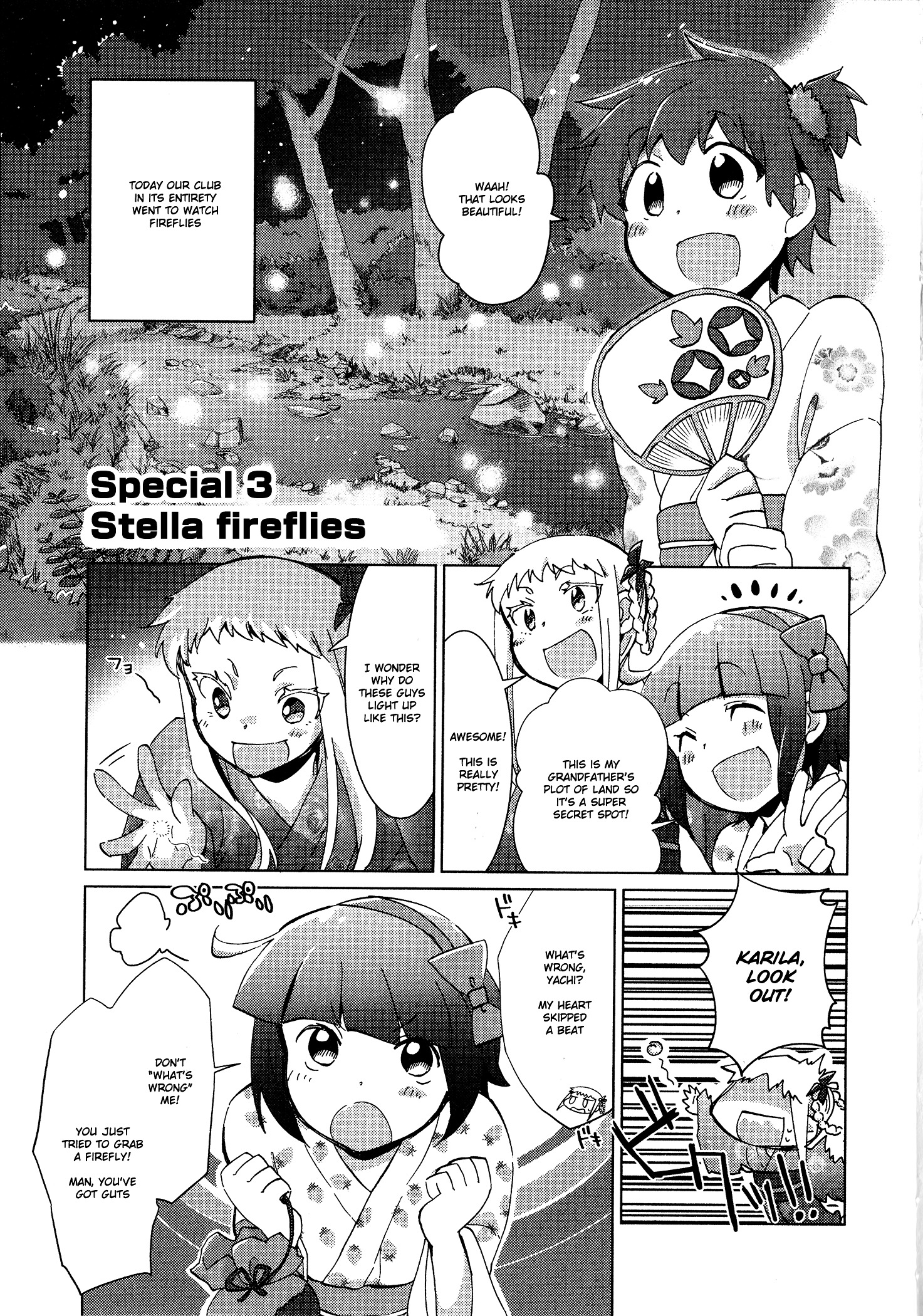 Tokurei Sochi Dantai Stella Jogakuin Koutouka C3 Bu - Chapter 40.5 : Special 3 - Stella Fireflies