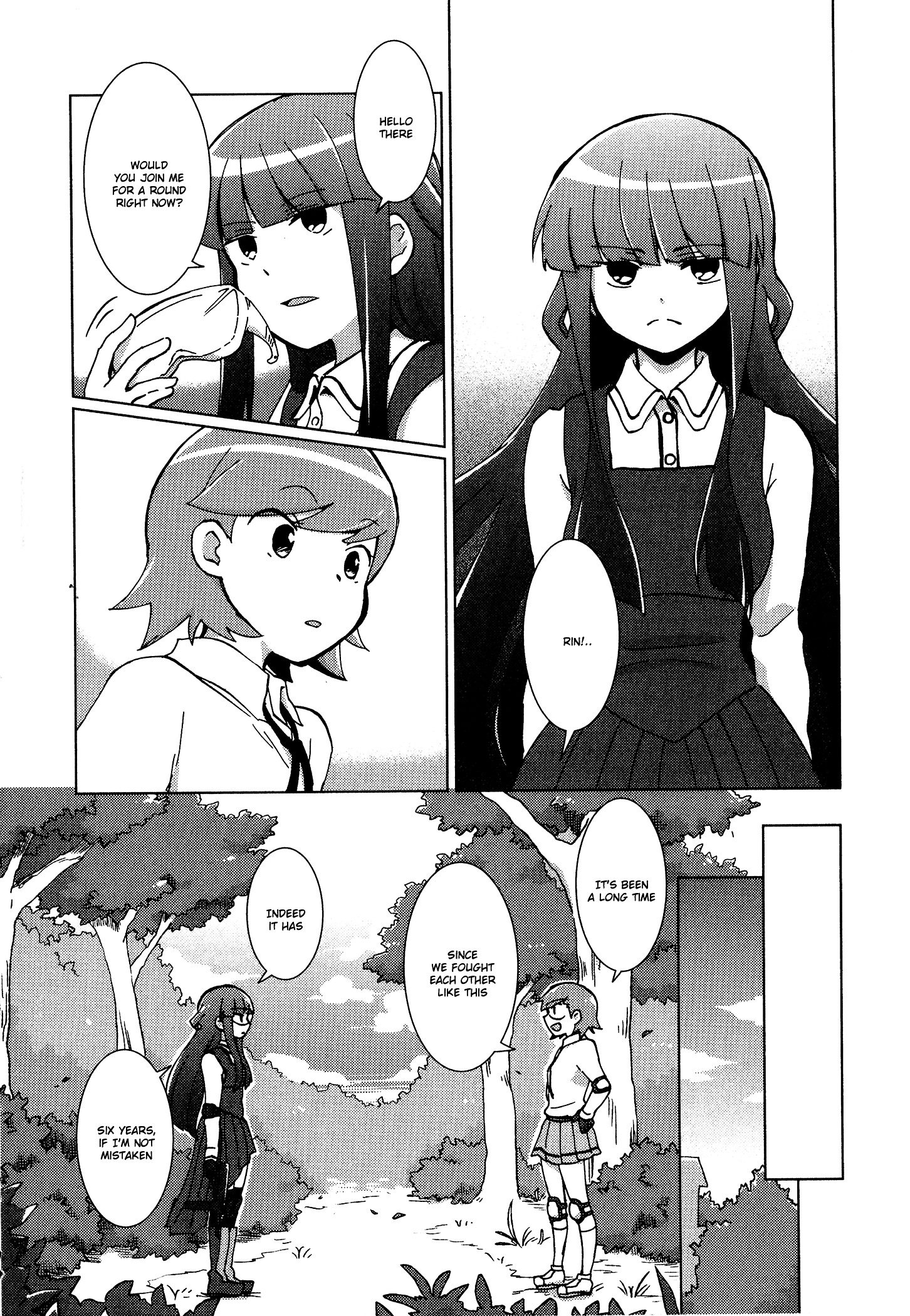 Tokurei Sochi Dantai Stella Jogakuin Koutouka C3 Bu - Vol.3 Chapter 39 : Rin S Visit