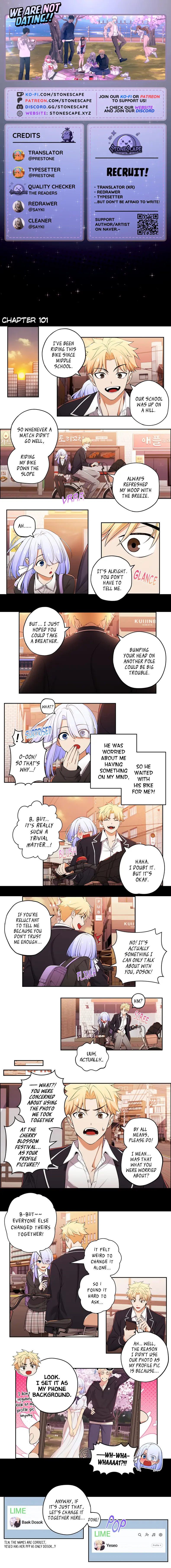 We Are Not Dating!! - Chapter 101