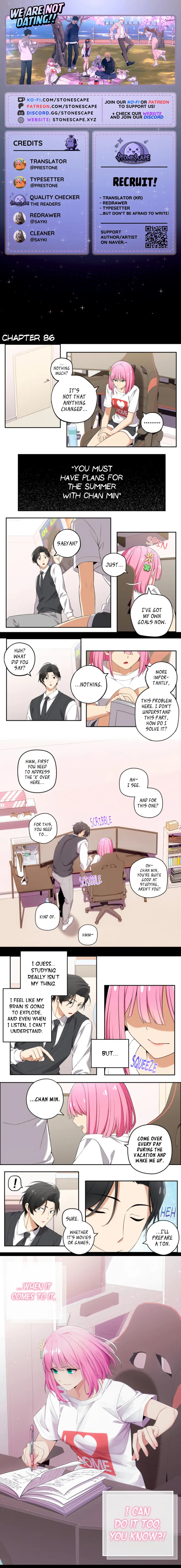 We Are Not Dating!! - Chapter 86