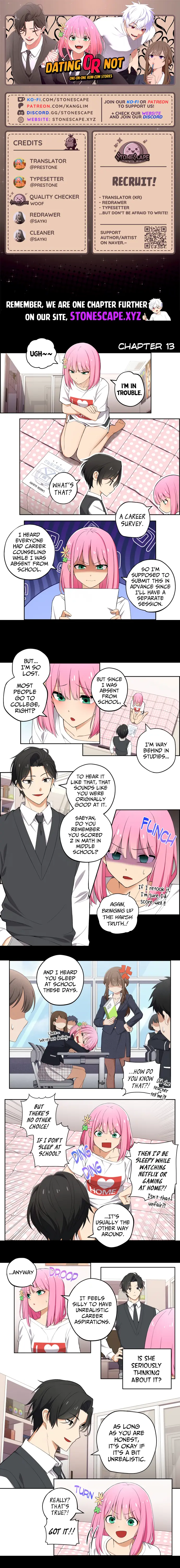 We Are Not Dating!! - Chapter 13