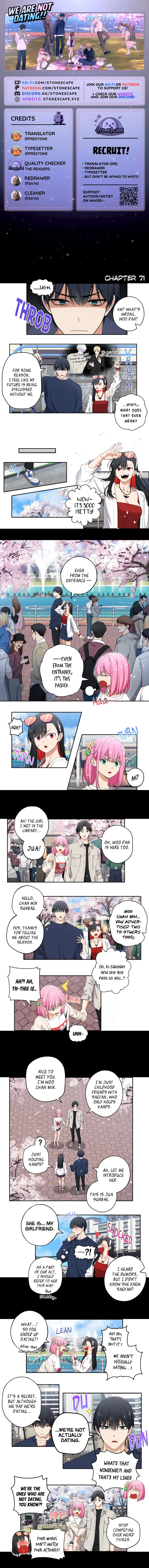 We Are Not Dating!! - Chapter 71