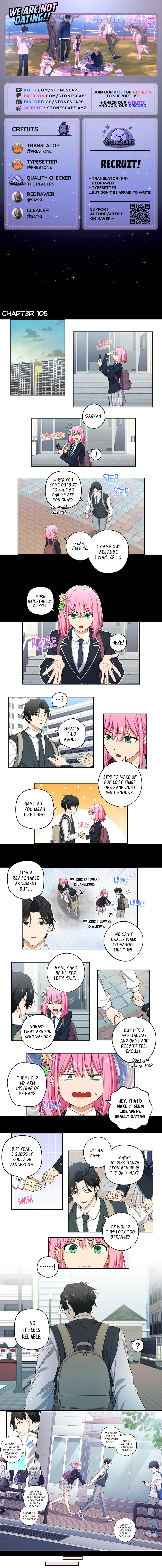 We Are Not Dating!! - Chapter 105