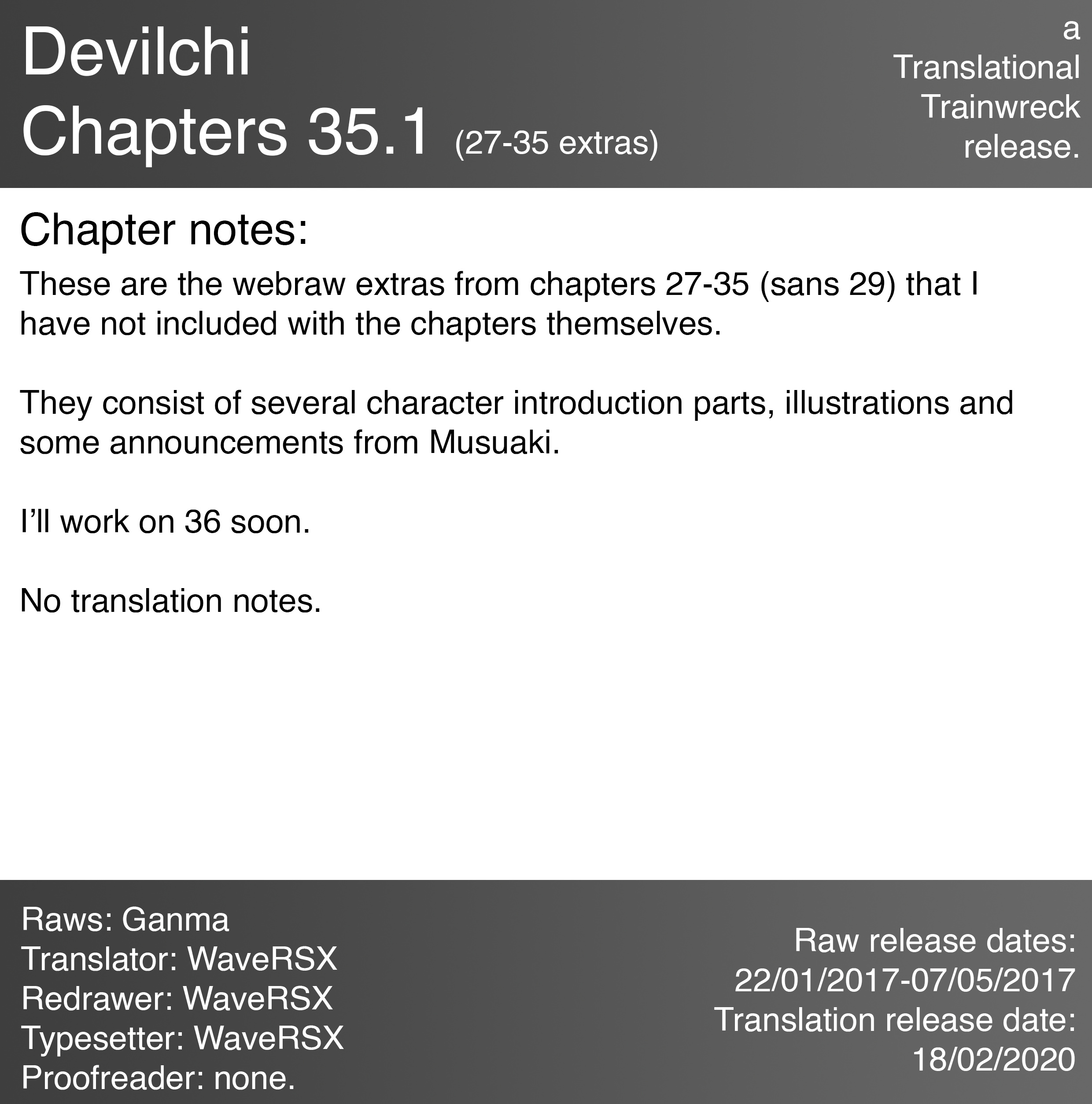 Devilchi - Chapter 35.1