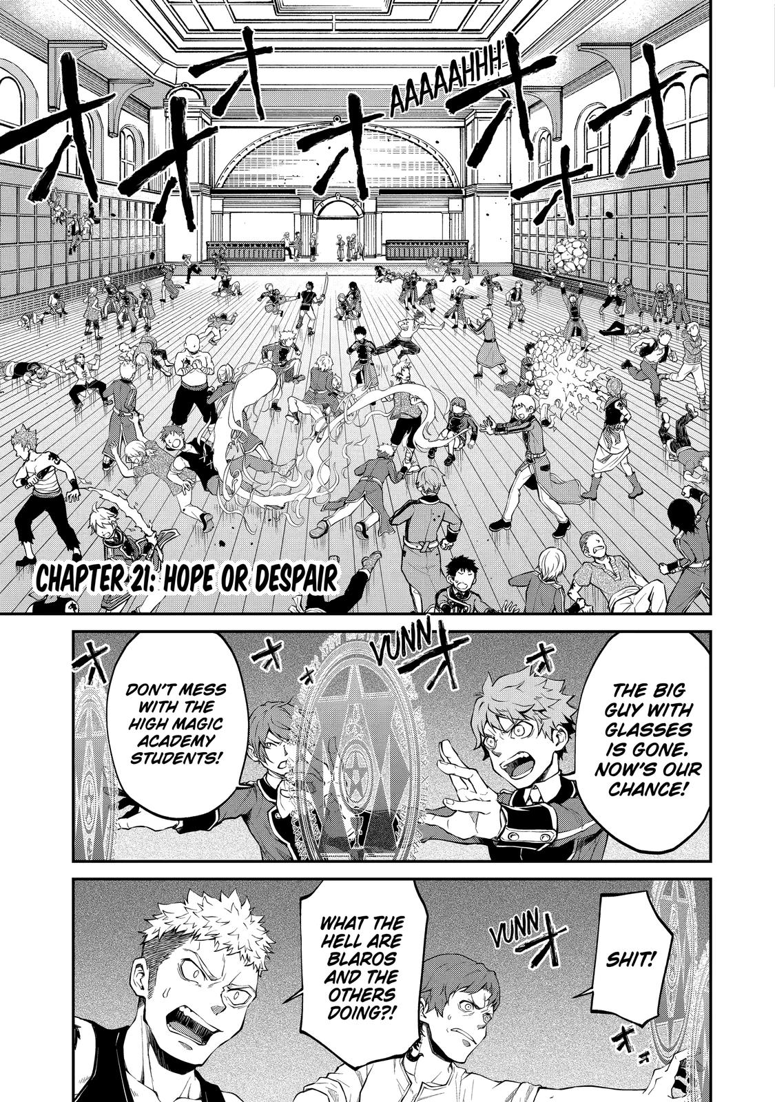 Saisoku Musou No B-Kyuu Mahou Tsukai: Ippatsu Utareru Mae Ni Senpatsu Uchikaesu! - Chapter 21