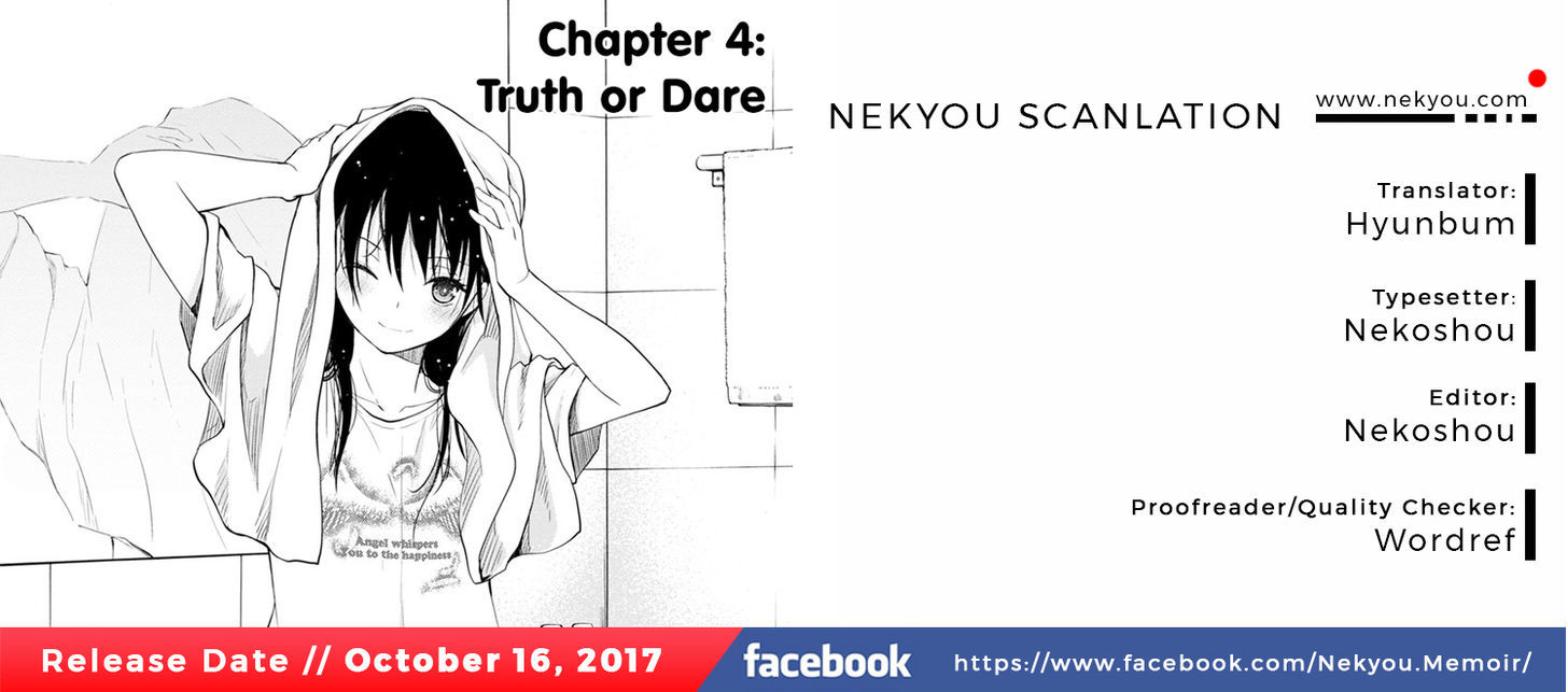 Kimi No Suizou Wo Tabetai - Vol.1 Chapter 4 : Truth Or Dare