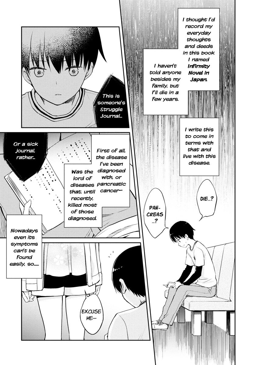 Kimi No Suizou Wo Tabetai - Vol.1 Chapter 1 : Mr. Typical Classmate