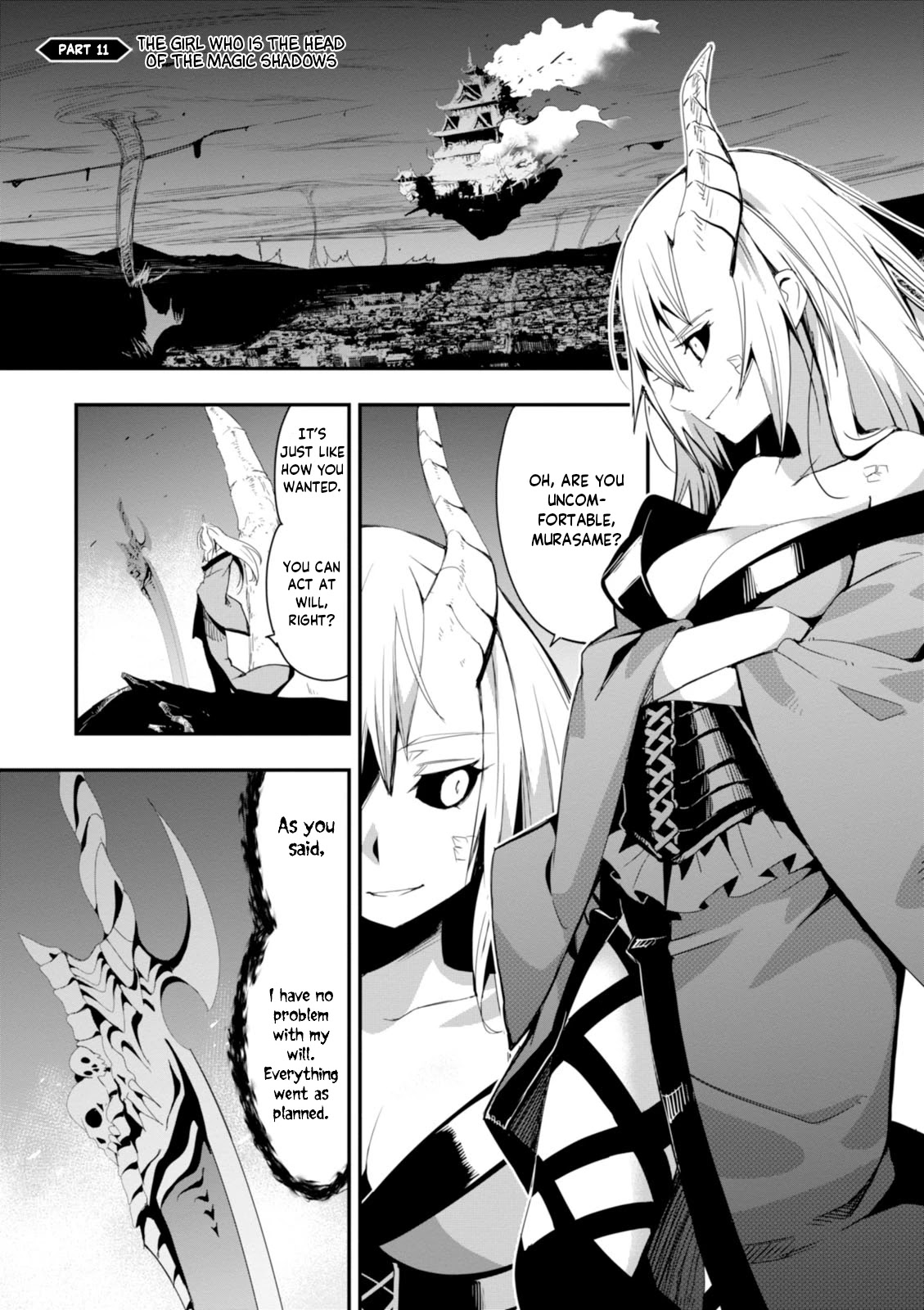 Trinity Seven - Levi Ninden - Chapter 11: The Girl Who Is The Head Of The Magic Shadows