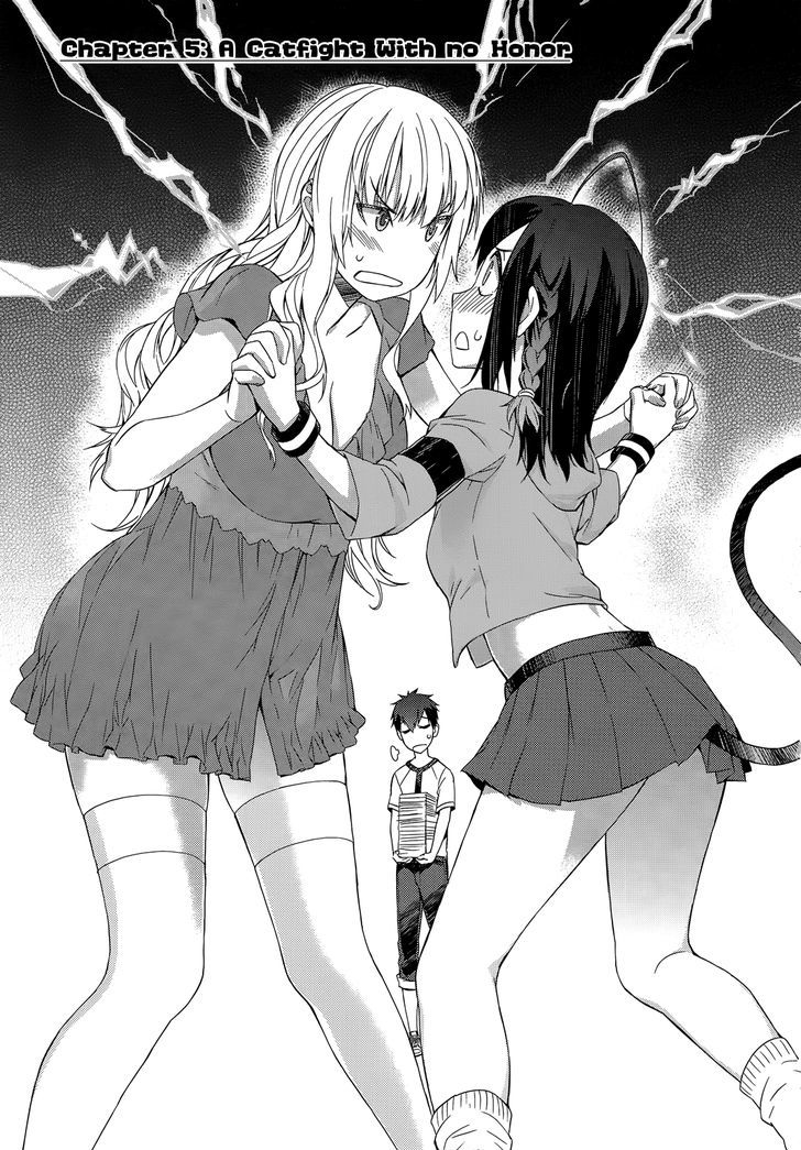 Tenraku Akuma! Demon's Core - Vol.1 Chapter 5 : A Catfight With No Honor