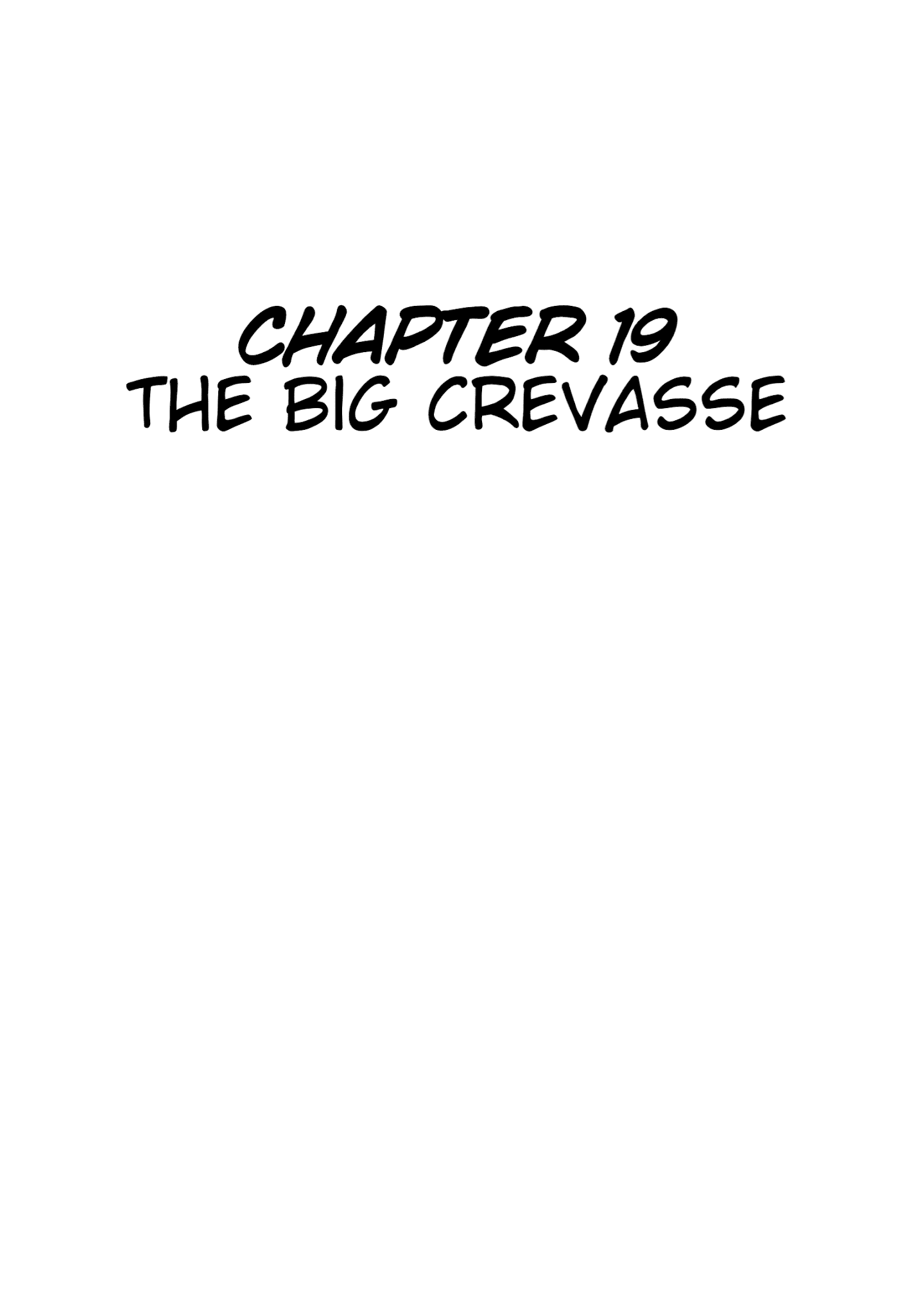 Jungle Taitei - Chapter 19: The Big Crevasse