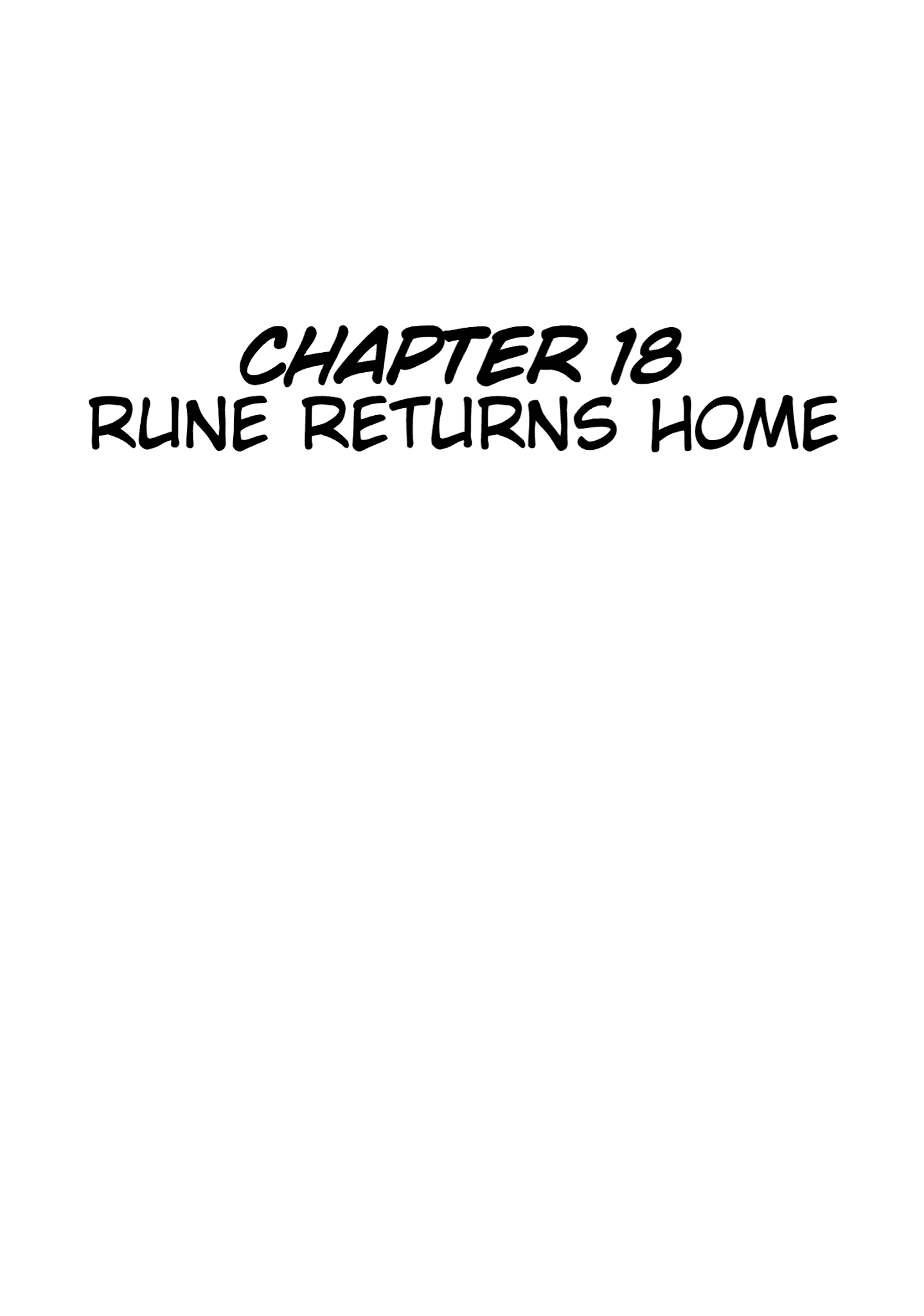 Jungle Taitei - Chapter 18: Rune Returns Home