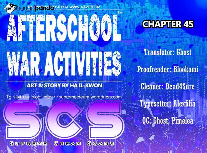 Afterschool War Activities - Chapter 45