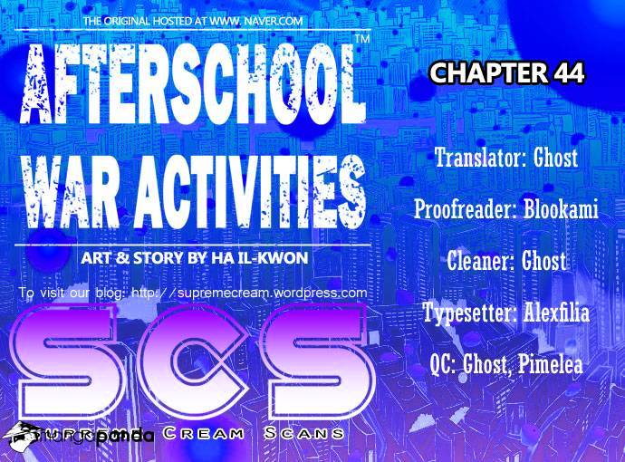 Afterschool War Activities - Chapter 44