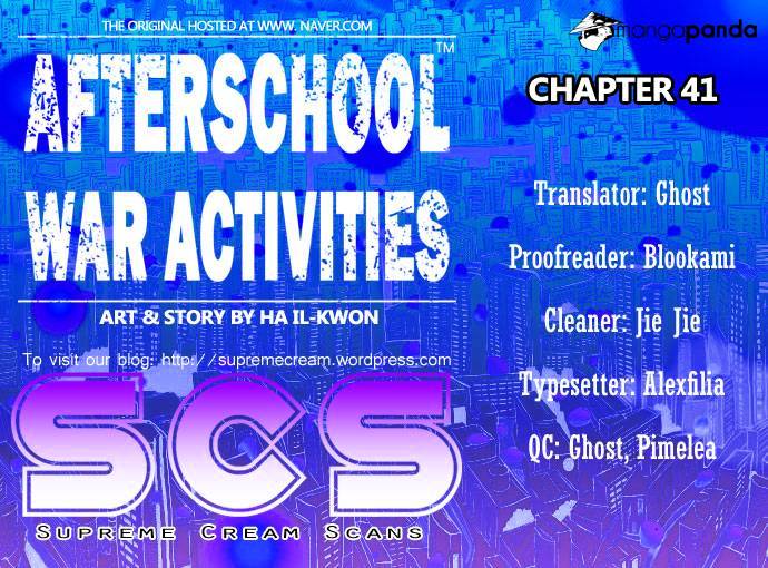 Afterschool War Activities - Chapter 41