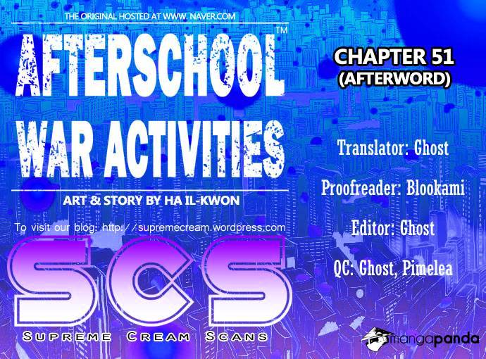 Afterschool War Activities - Chapter 51 : (End)