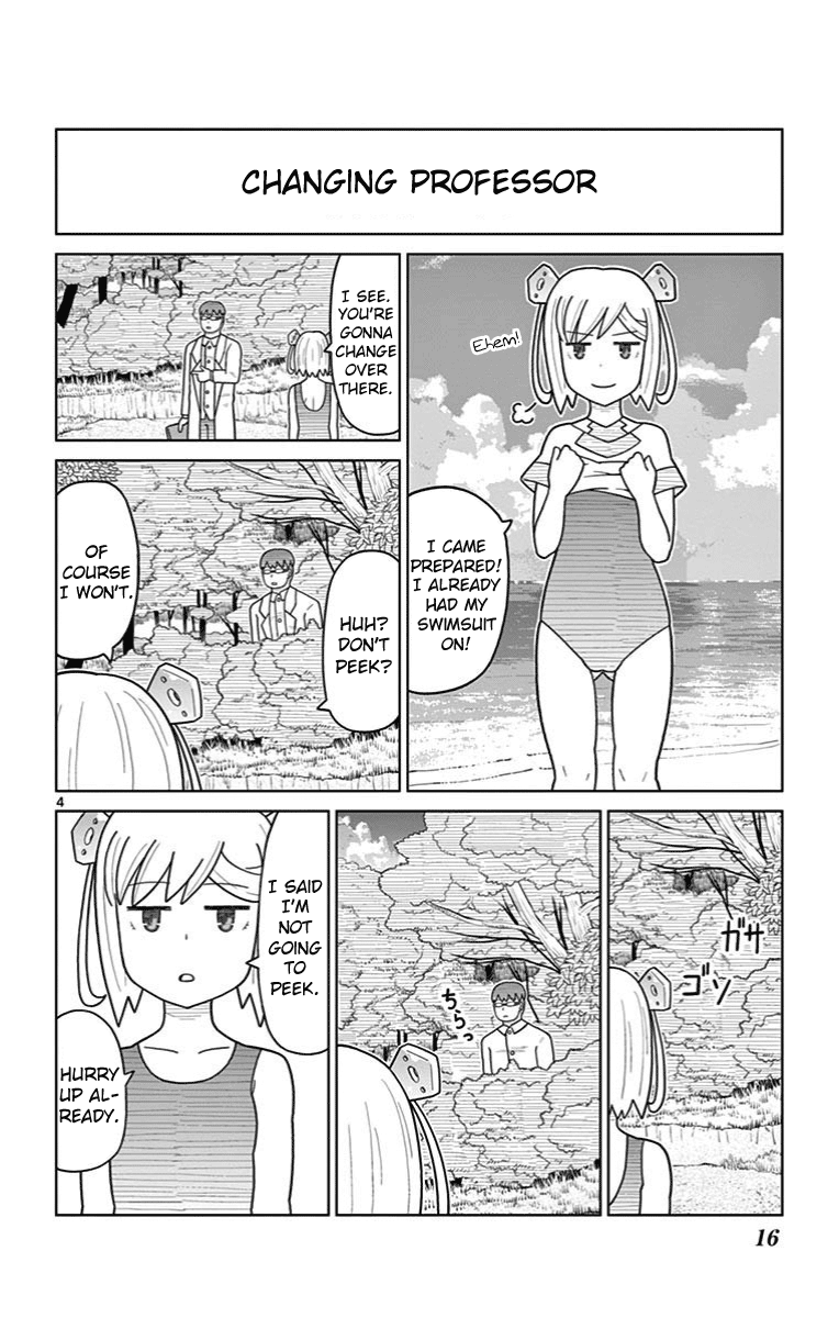 Bocchi Hakase To Robot Shoujo No Zetsubou Teki Utopia - Vol.2 Chapter 19: Robot Girl And The Beach