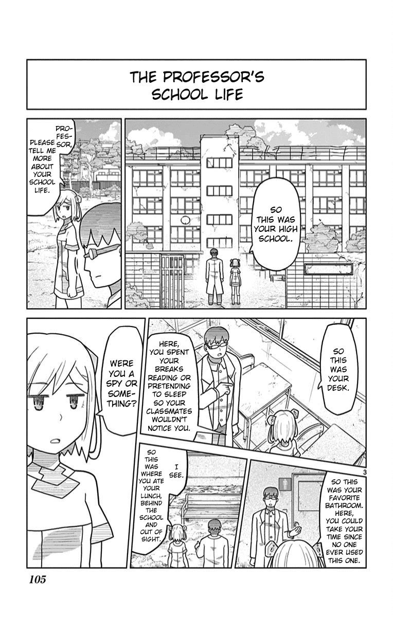 Bocchi Hakase To Robot Shoujo No Zetsubou Teki Utopia - Chapter 11: Lonely Professor And School