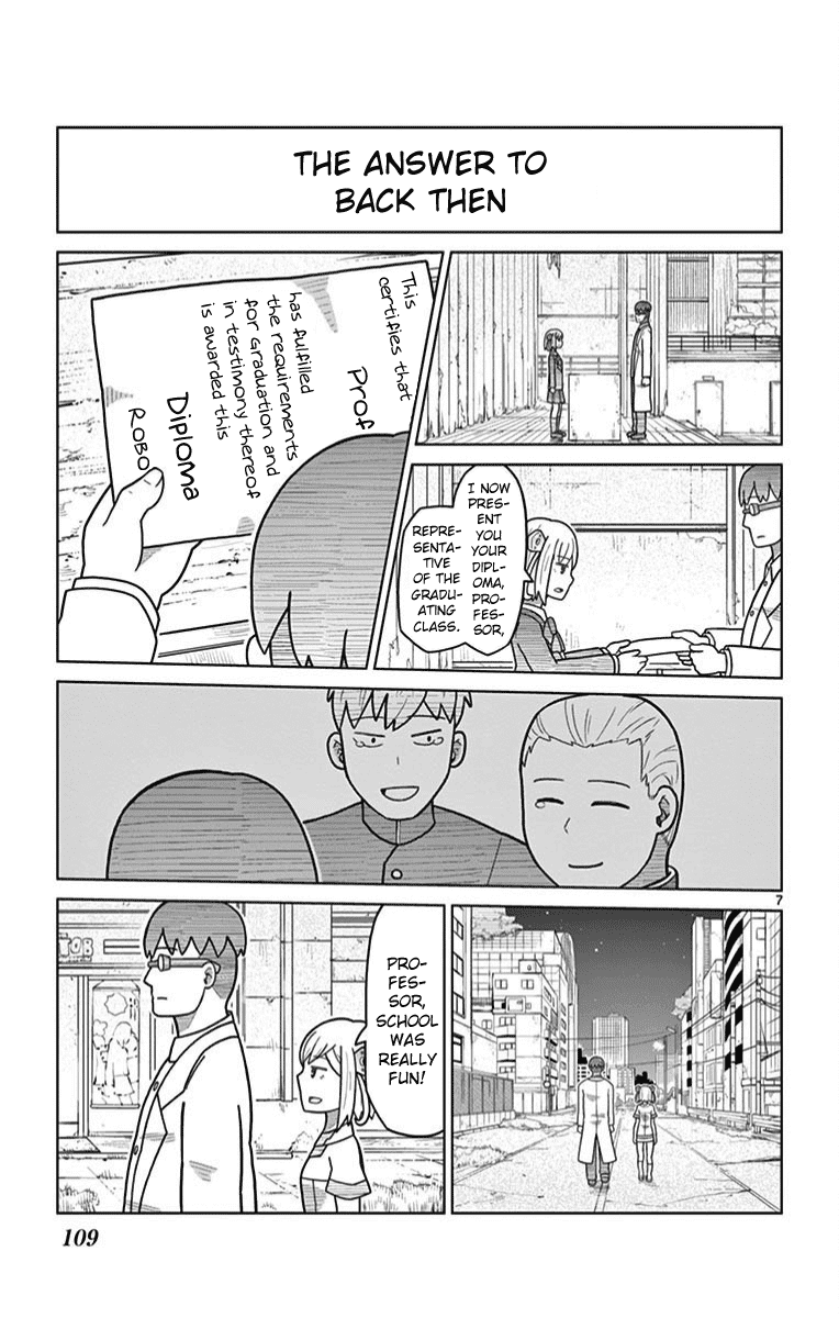 Bocchi Hakase To Robot Shoujo No Zetsubou Teki Utopia - Chapter 11: Lonely Professor And School