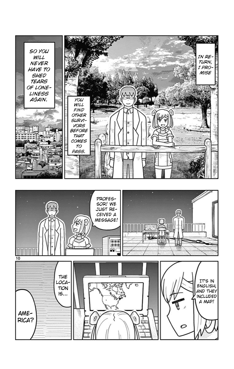 Bocchi Hakase To Robot Shoujo No Zetsubou Teki Utopia - Vol.2 Chapter 32: Lonely Professor And Strolling