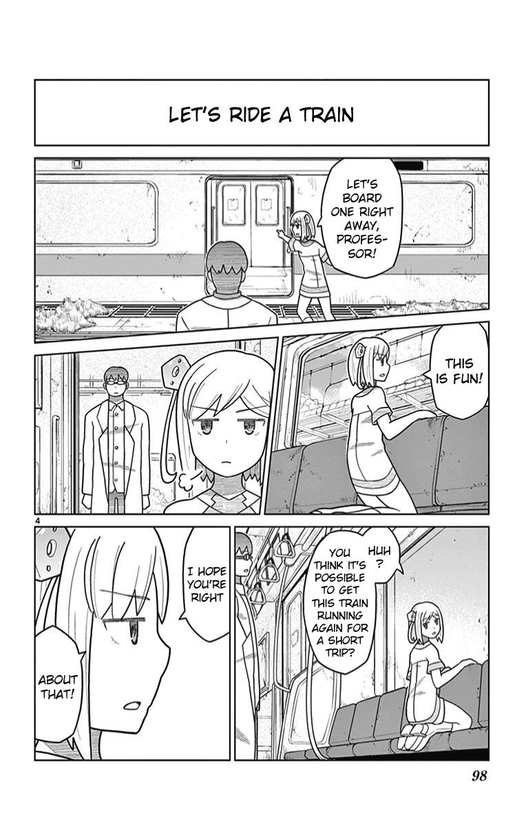 Bocchi Hakase To Robot Shoujo No Zetsubou Teki Utopia - Chapter 10: Lonely Professor And Trains