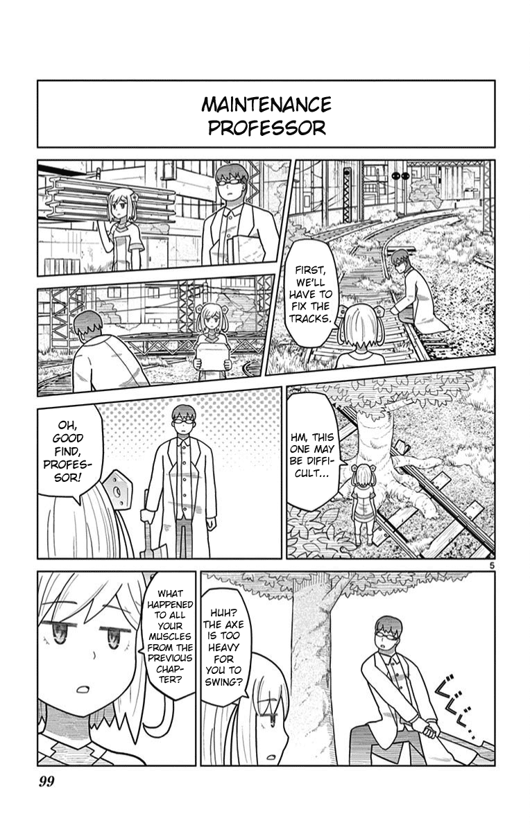 Bocchi Hakase To Robot Shoujo No Zetsubou Teki Utopia - Chapter 10: Lonely Professor And Trains