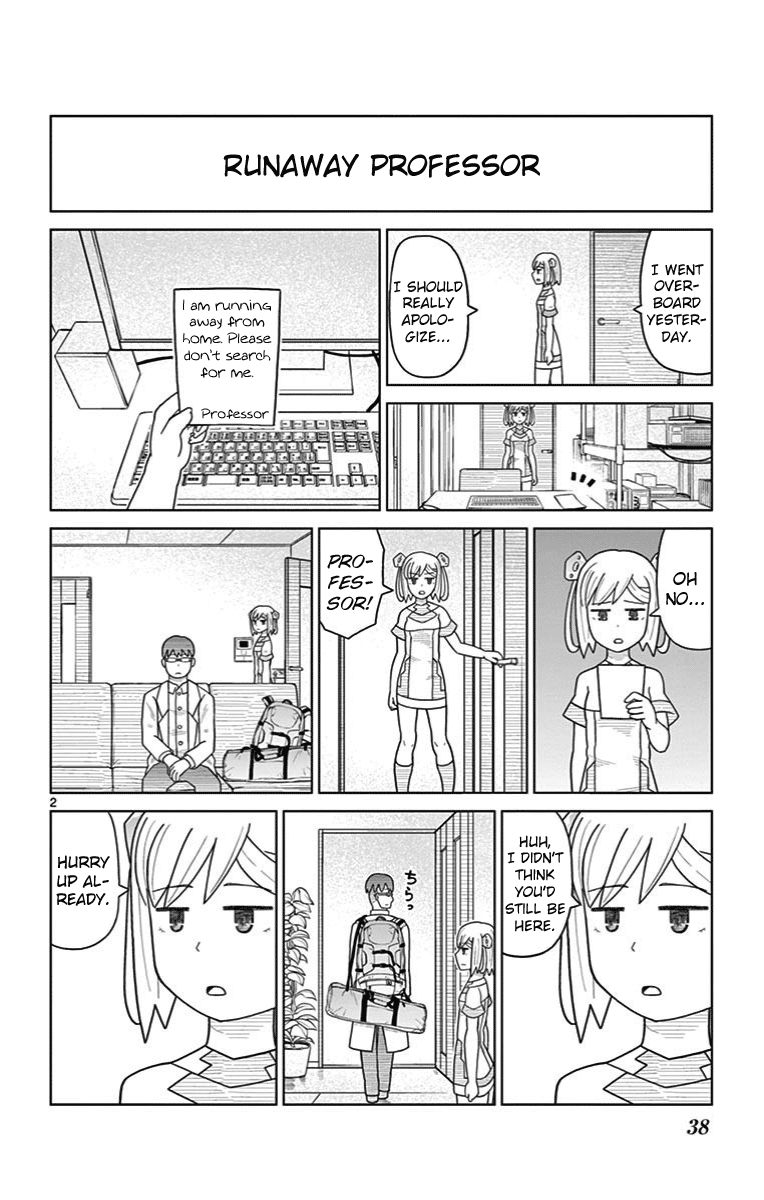 Bocchi Hakase To Robot Shoujo No Zetsubou Teki Utopia - Vol.2 Chapter 22: Lonely Professor And Running Away