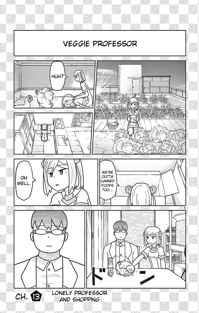 Bocchi Hakase To Robot Shoujo No Zetsubou Teki Utopia - Chapter 13: Lonely Professor And Shopping