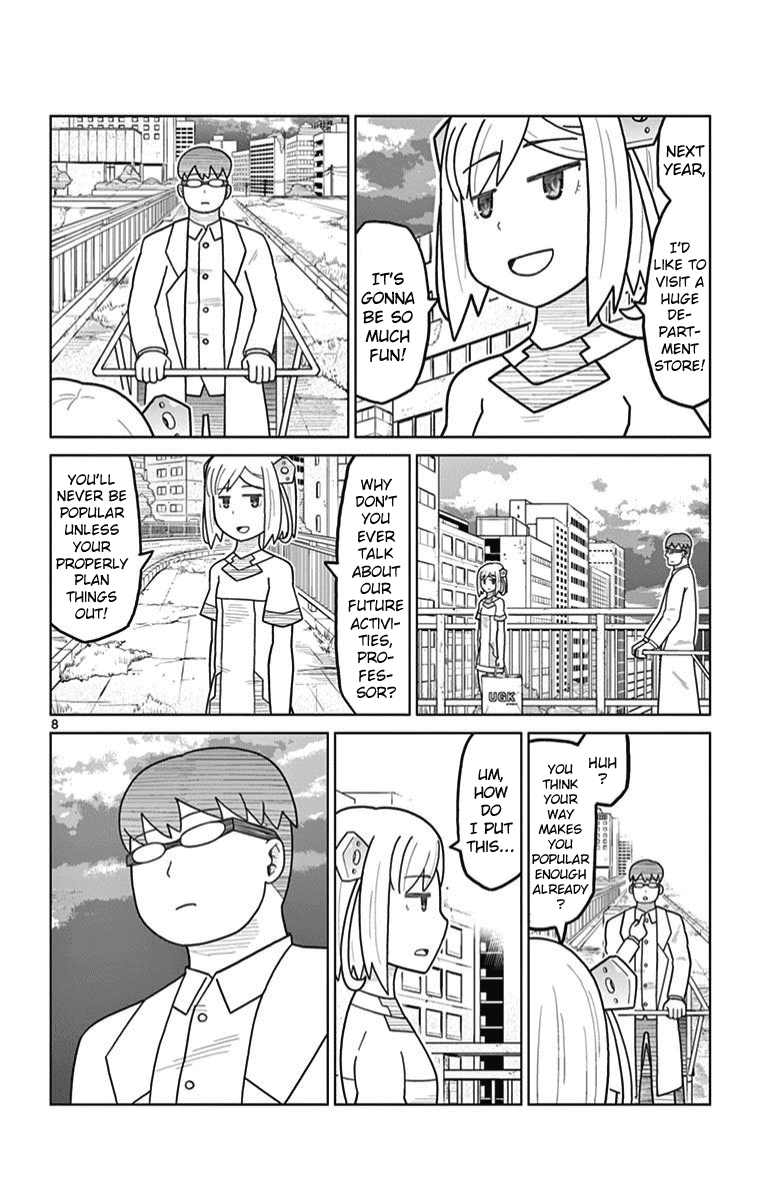 Bocchi Hakase To Robot Shoujo No Zetsubou Teki Utopia - Chapter 13: Lonely Professor And Shopping