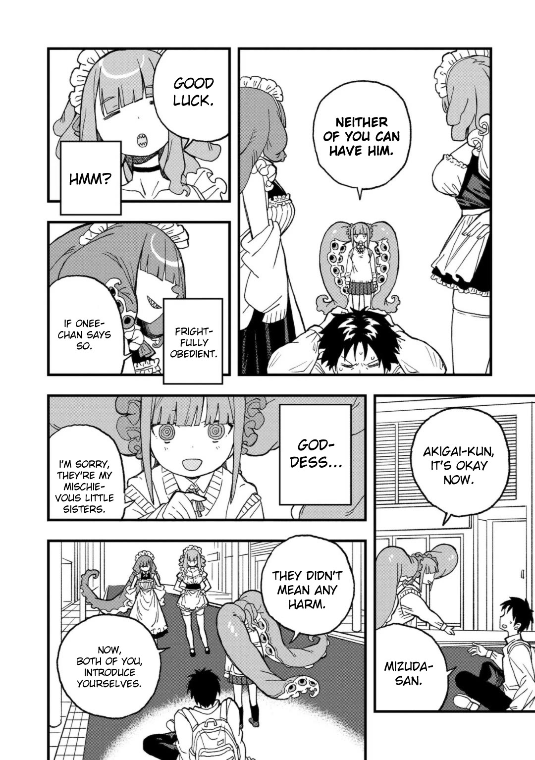 Mizudako-Chan Kara Wa Nigerarenai! - Chapter 15: Asa Hiru Yuu