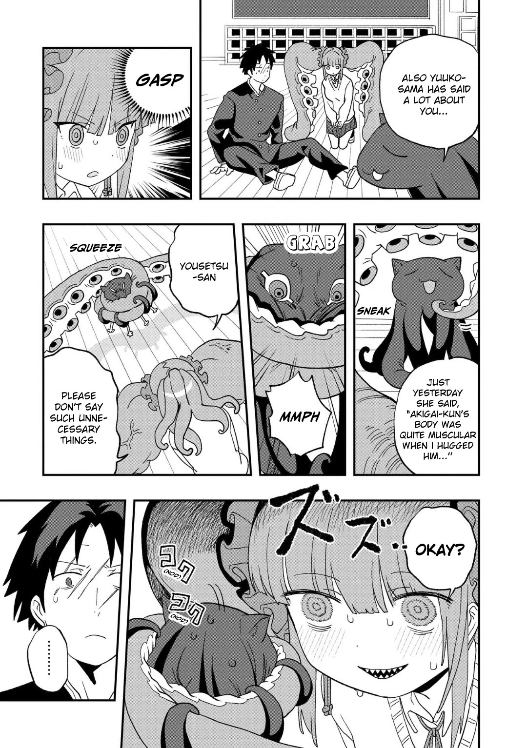 Mizudako-Chan Kara Wa Nigerarenai! - Chapter 11: Yudedako-Chan