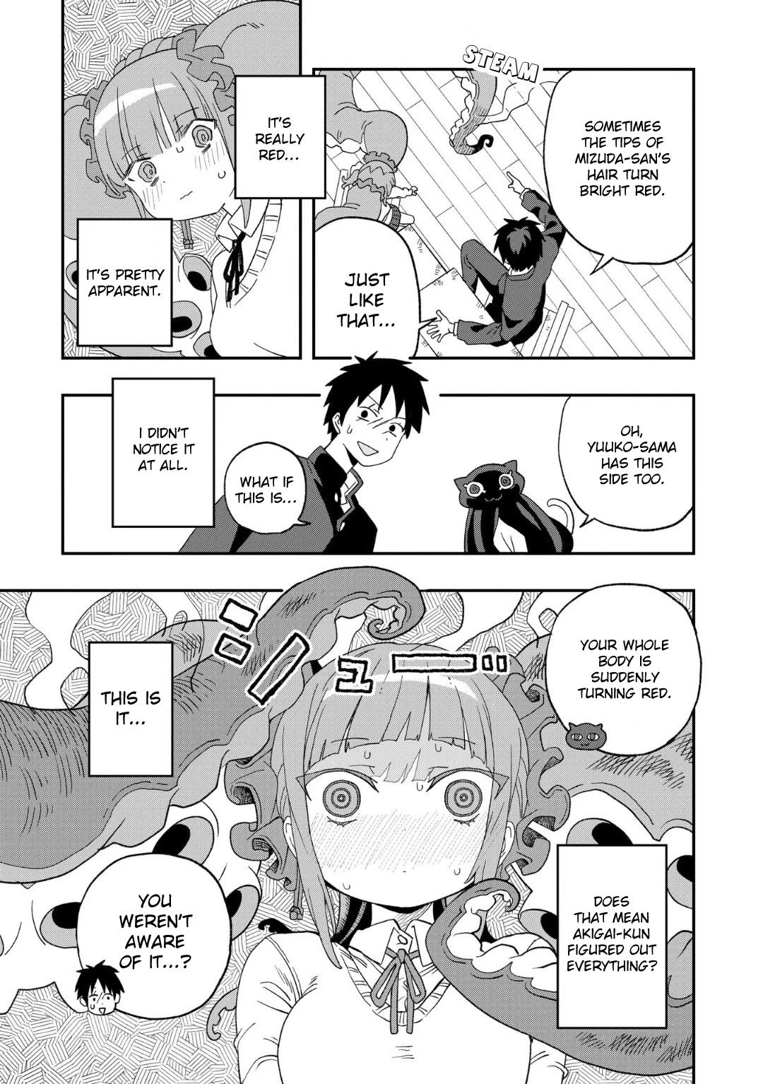 Mizudako-Chan Kara Wa Nigerarenai! - Chapter 11: Yudedako-Chan