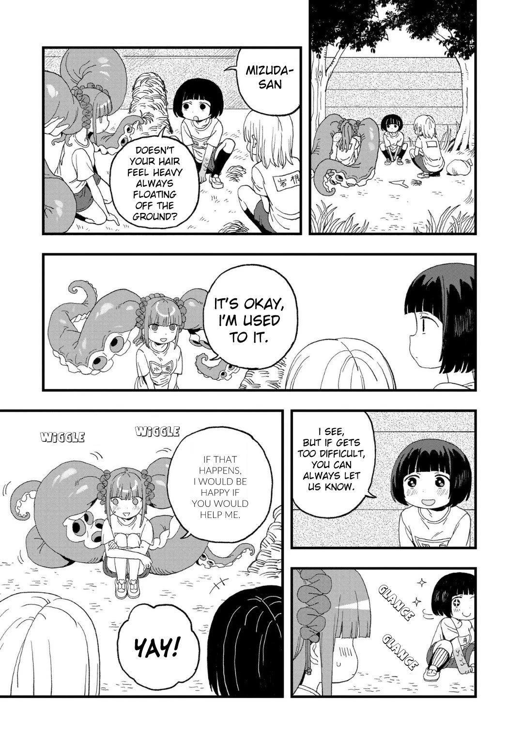 Mizudako-Chan Kara Wa Nigerarenai! - Chapter 16: Fear Of Weeding