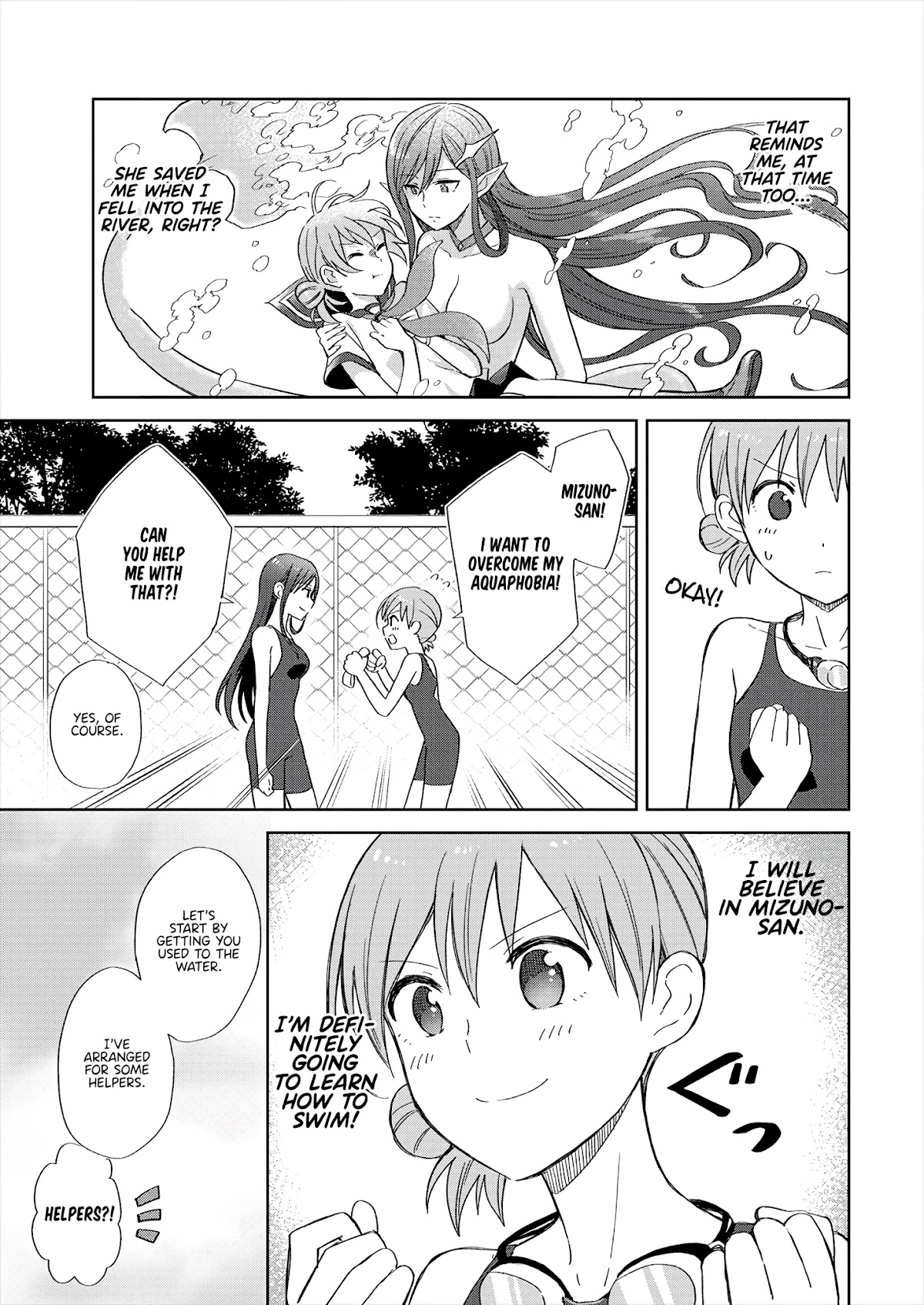 Mizube No Mizuno-San - Chapter 3: Mizuno-San’s Lessons Will Get You Rid Of Aquaphobia?!