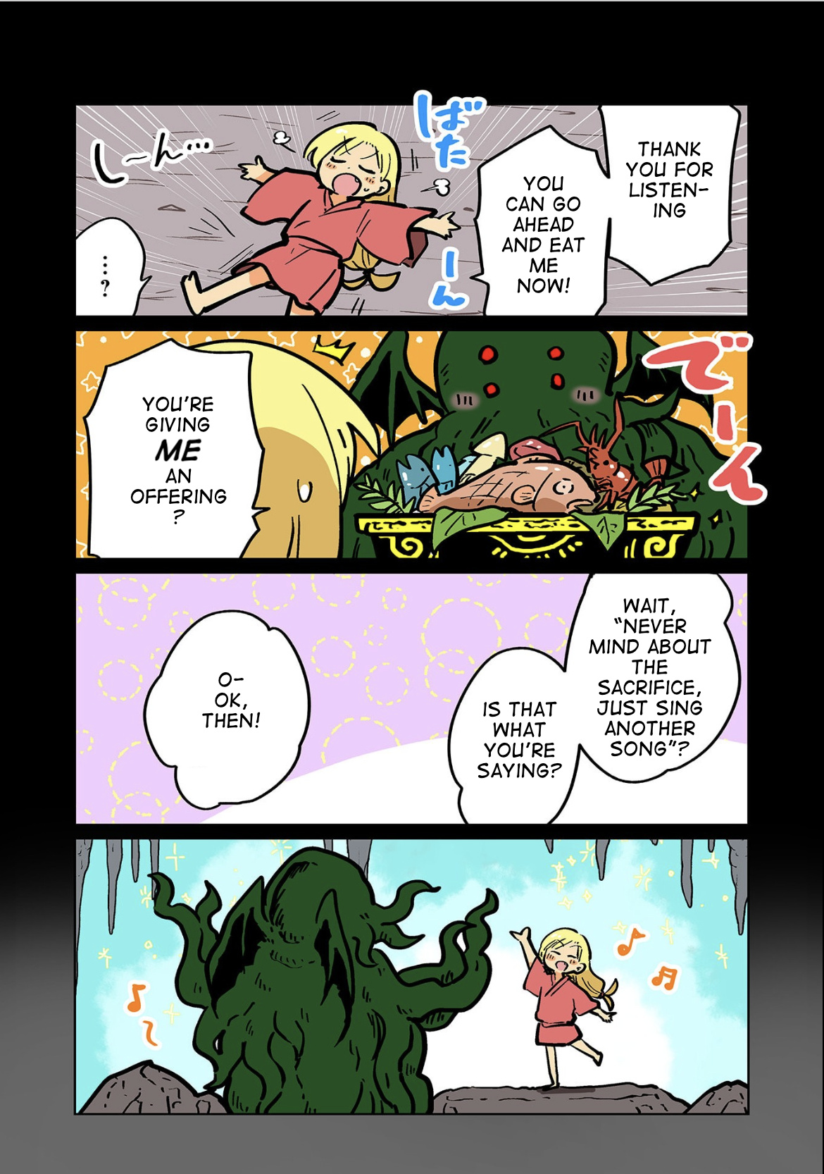 Gyaru And Cthulhu - Vol.3 Chapter 121: Bonus Comic: Once Upon A Time...