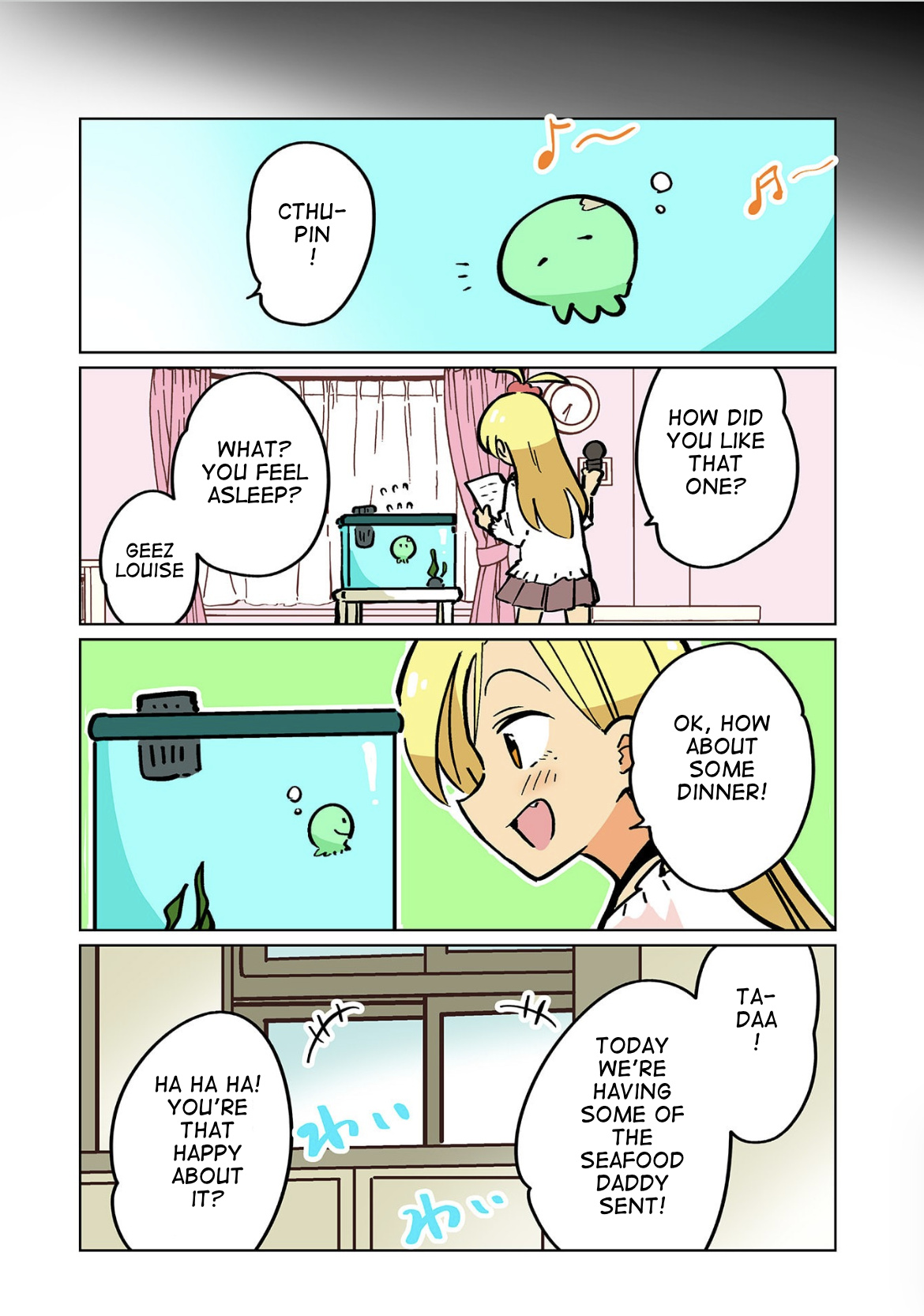 Gyaru And Cthulhu - Vol.3 Chapter 121: Bonus Comic: Once Upon A Time...