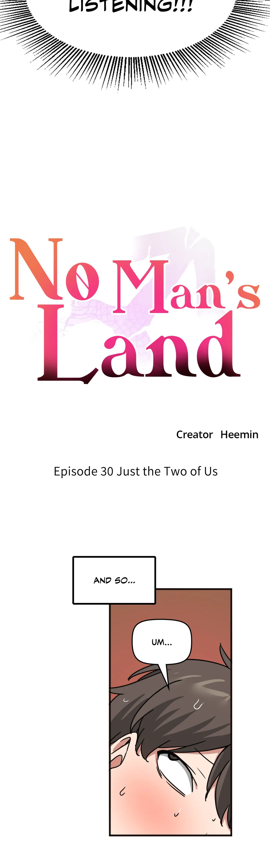 No Man's Land (Heemin) - Chapter 30