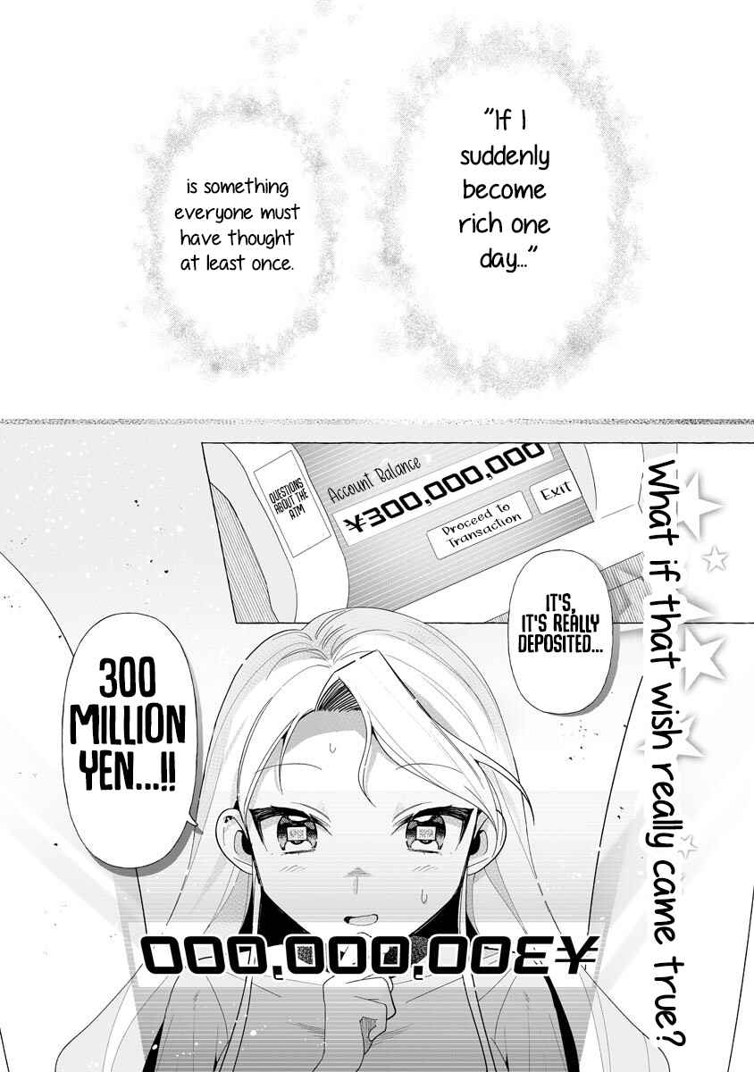 I Won 300 Million Yen In A Lottery So I Started Raising A Freeloader Pretty Girl - Chapter 1